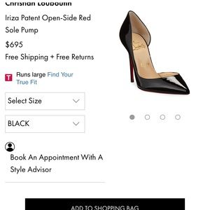 Women’s louboutin black heels